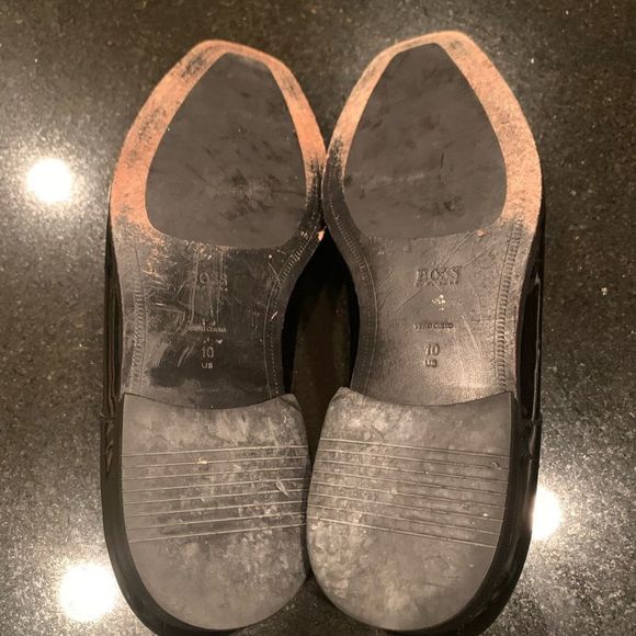 HUGO BOSS Oxford shoes in patent leather with Grossgrain Piping size 10 B4 main image 2